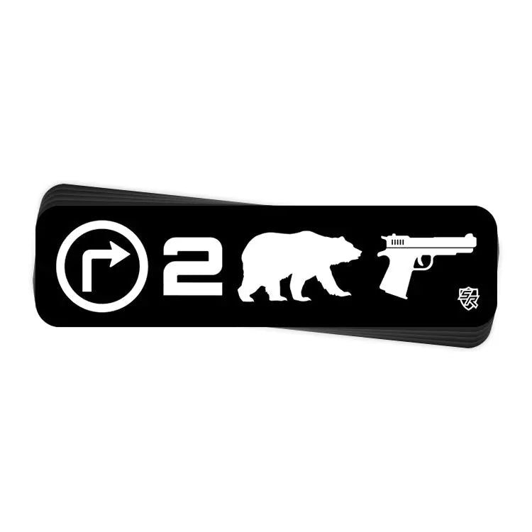 Right 2 Bear Arms Decal Shield Republic