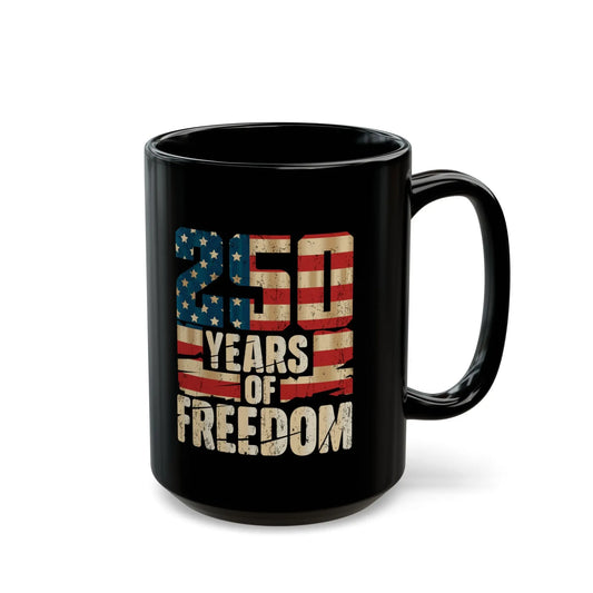 250 Years of American Freedom Mug – USA Semiquincentennial Edition PatriotDepot.com