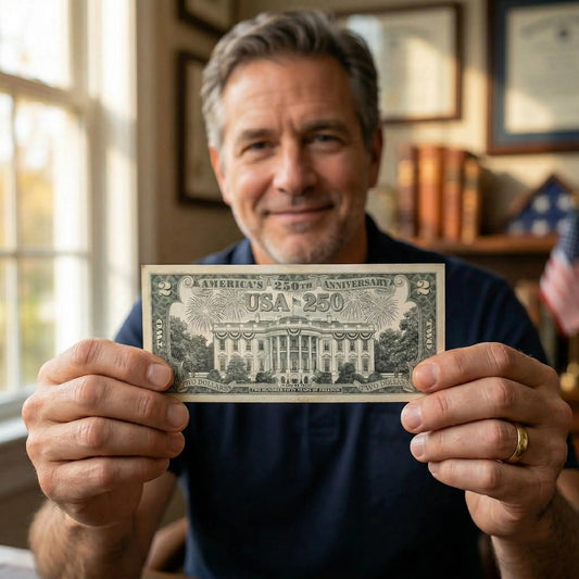 "White House" Legal Tender $2 Bill – USA 250th Collector's Edition Proud Patriots