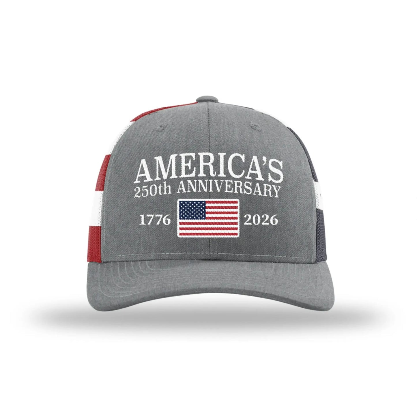 America 250th Anniversary Flag Hat Proud Patriots