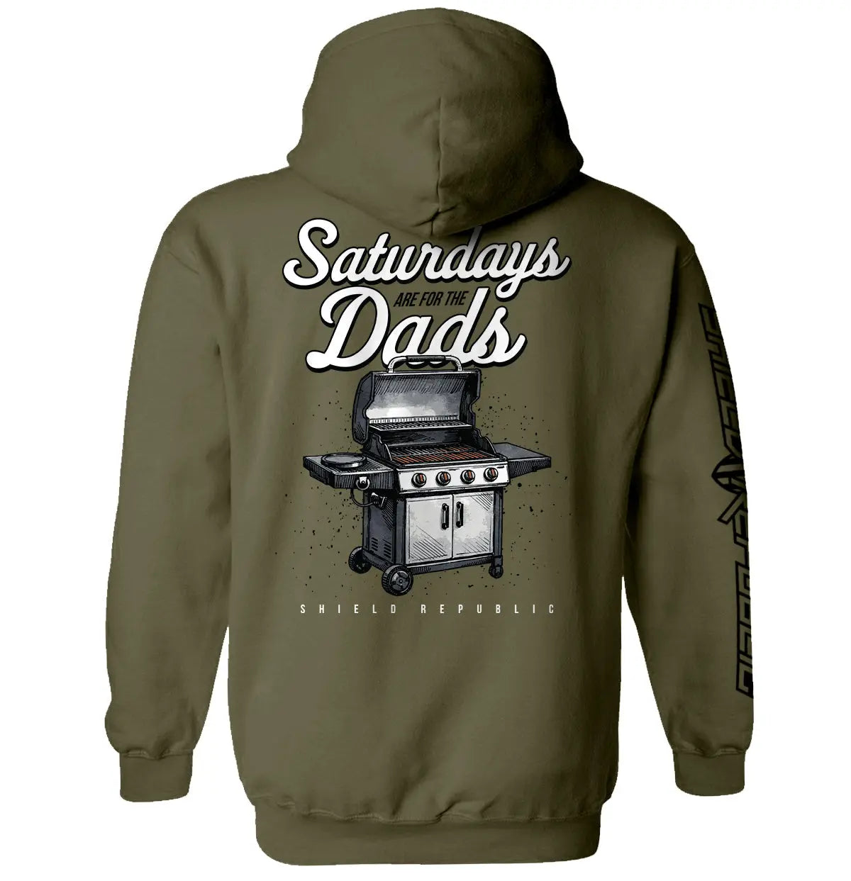 Saturdays Are For The Dads Grill Shield Republic
