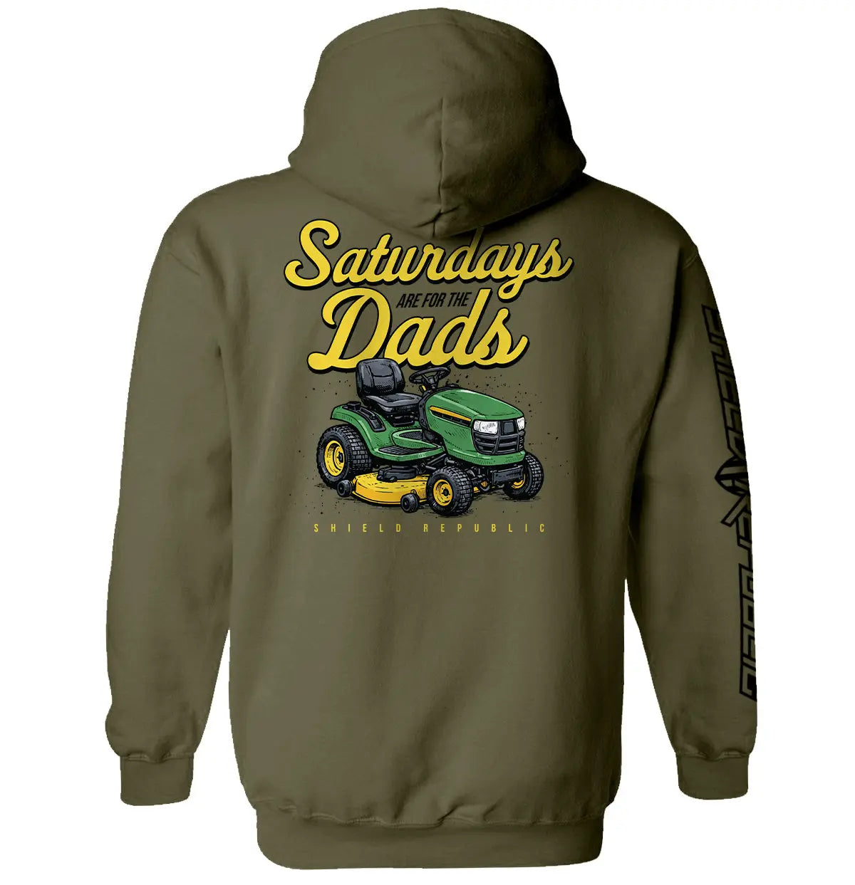 Saturdays Are For The Dads Mower Shield Republic