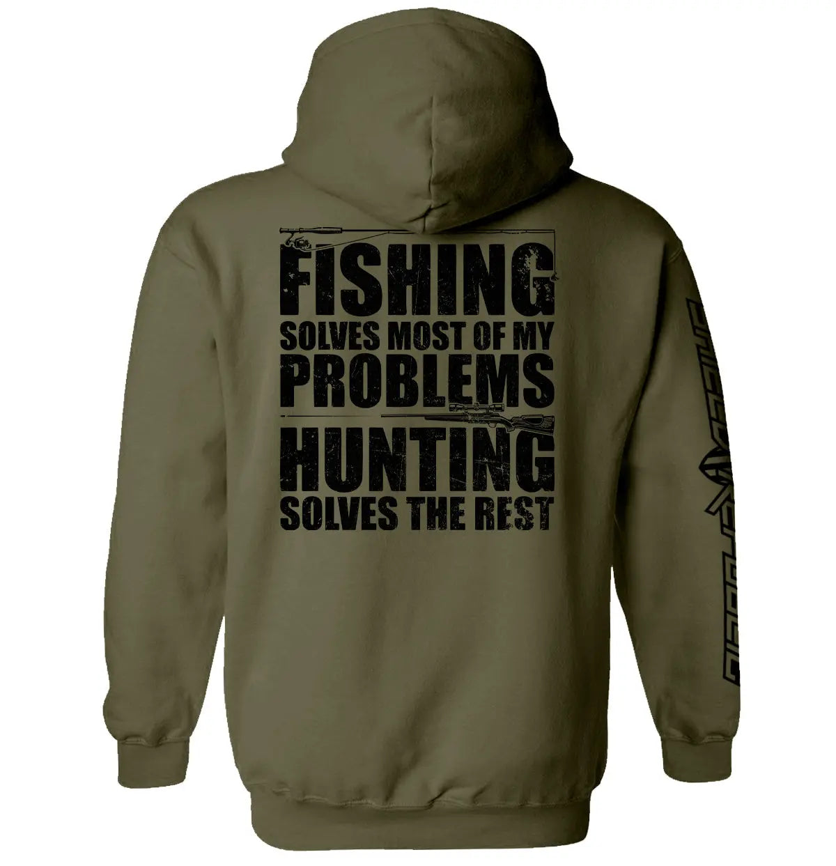 Fishing Solves Most Of My Problems Shield Republic
