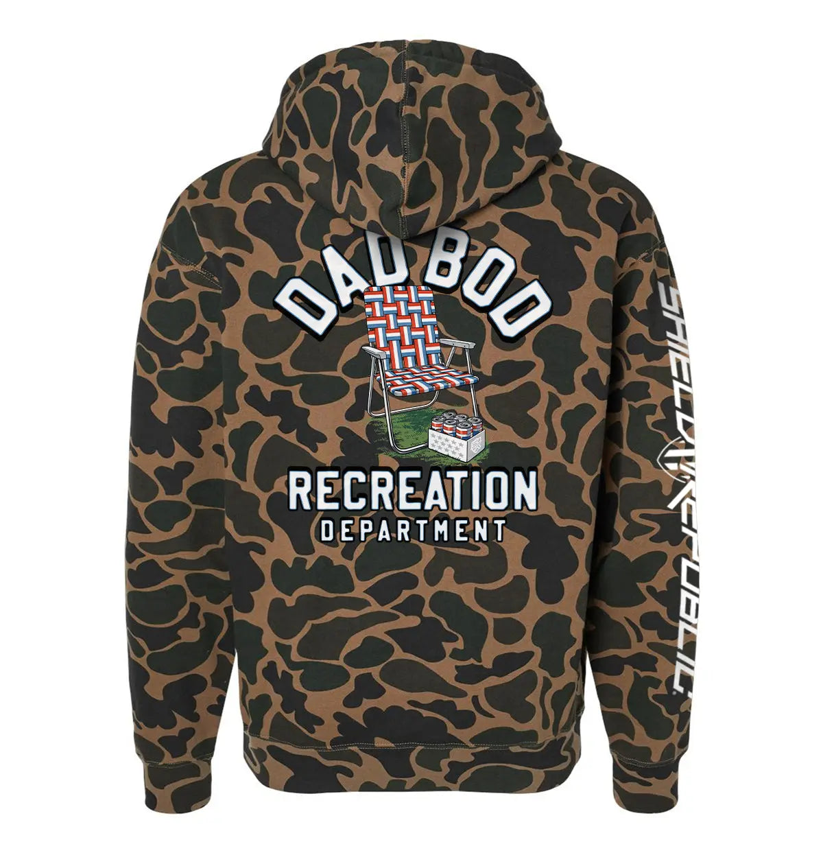 Dad Bod Recreation Department Shield Republic