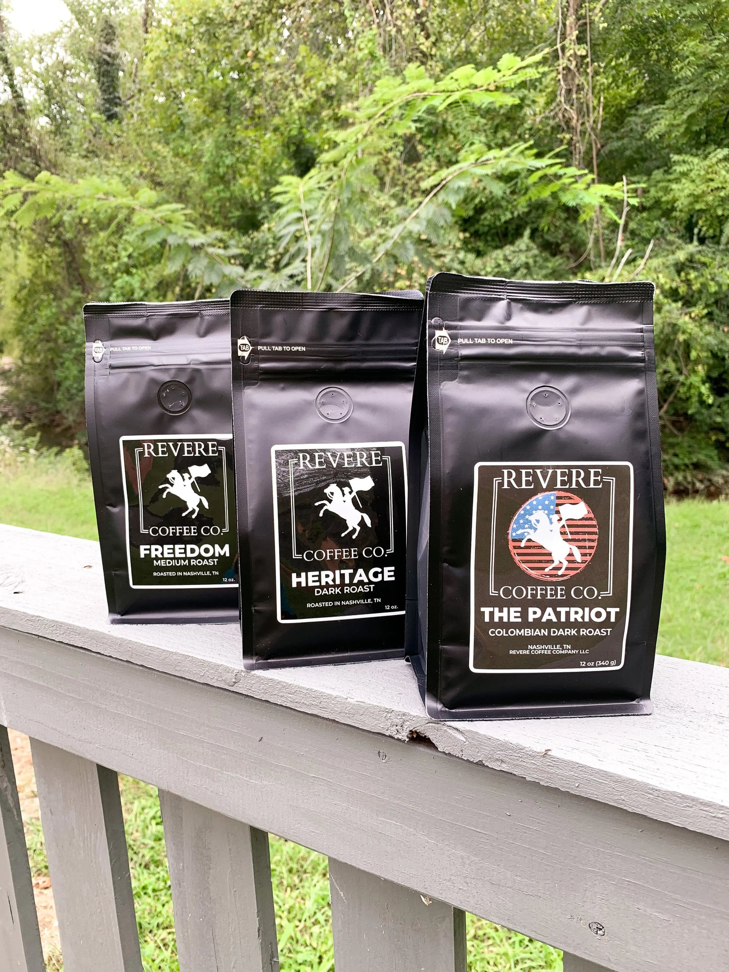 Try All 3 Bundle: Heritage, Freedom, & The Patriot Revere Coffee Company