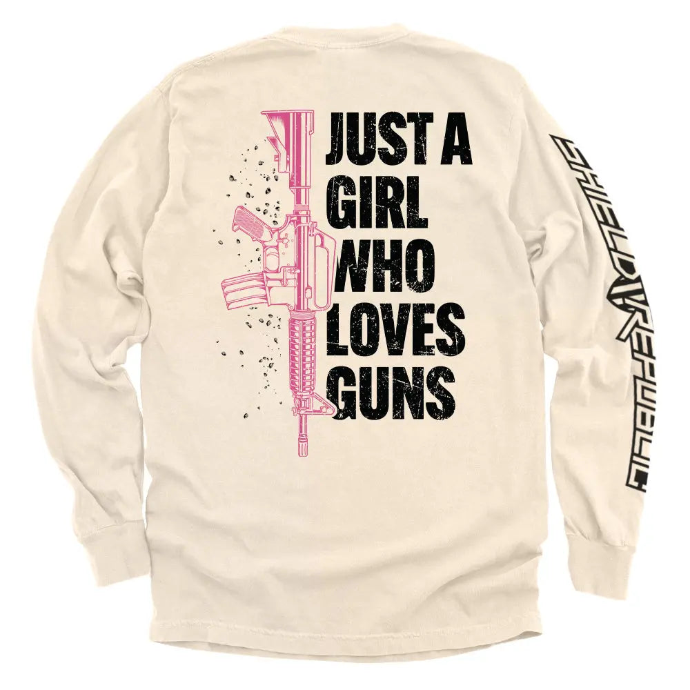 Just A Girl Who Loves Guns Shield Republic