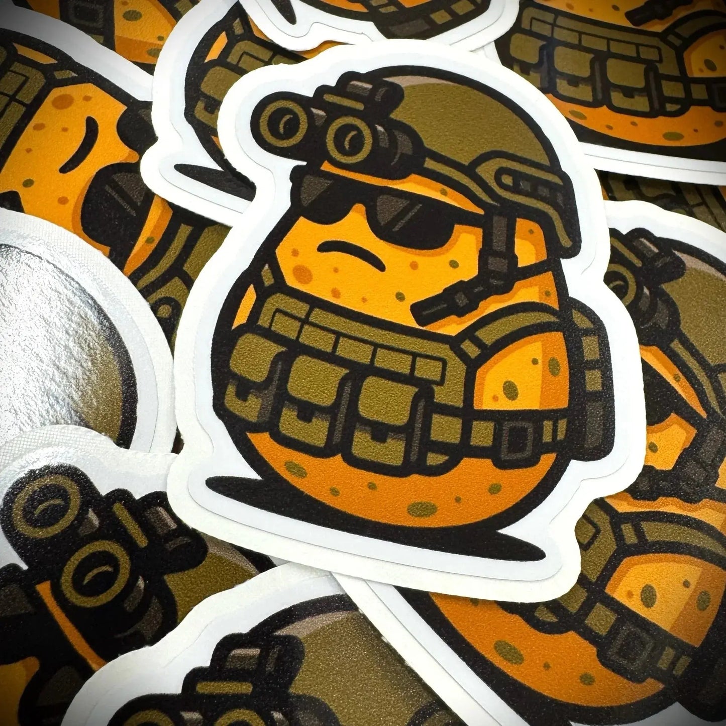 "Major Mash" - The Tactical Potato - 3.25" Sticker Tactical Gear Junkie