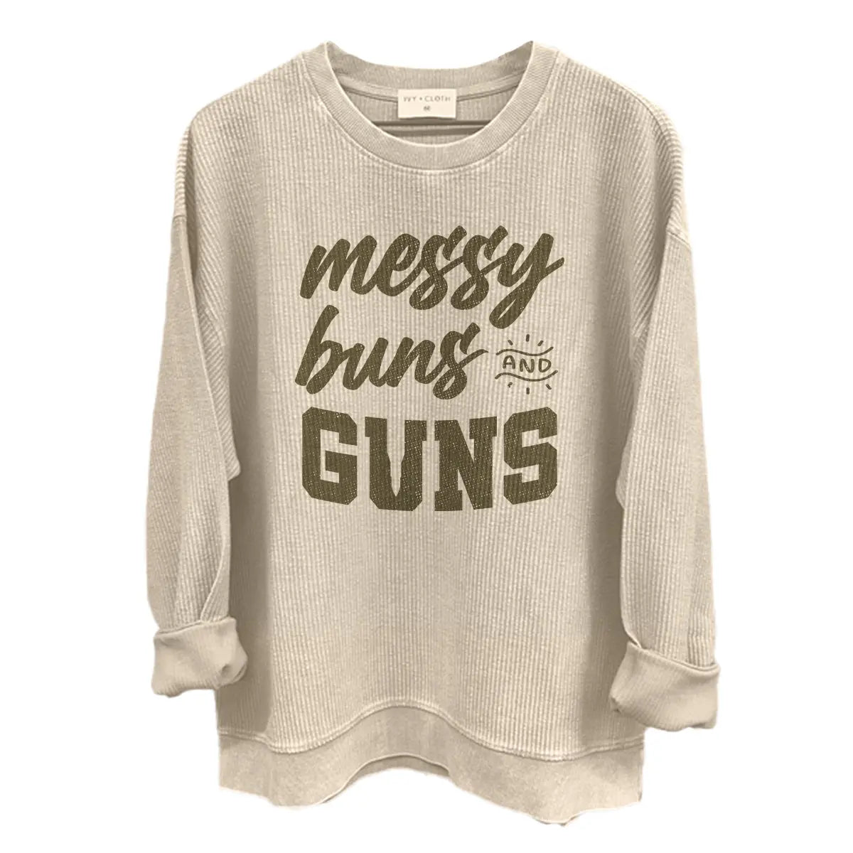 Messy Buns and Guns Shield Republic