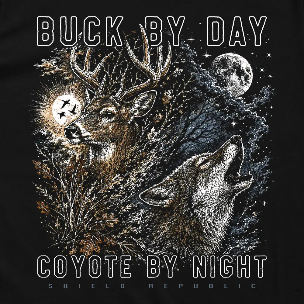 Buck by Day Coyote by Night Shield Republic
