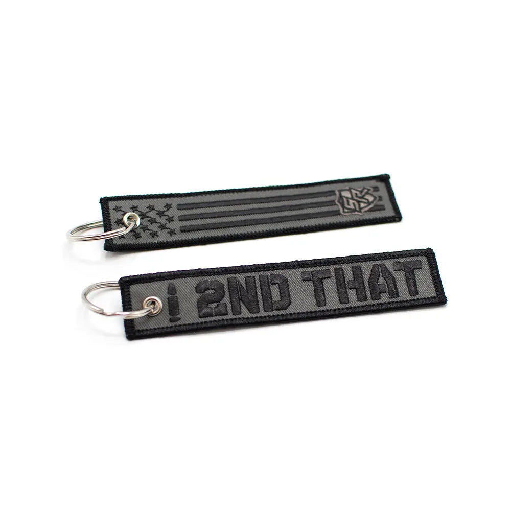 I Second That Jet Tag Keychain Shield Republic