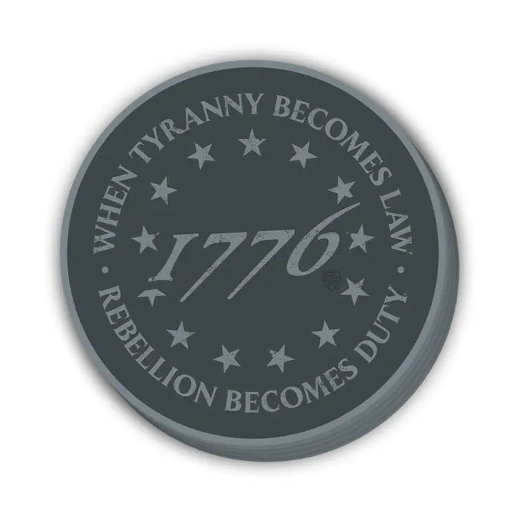 When Tyranny Becomes Law 1776 Decal Shield Republic