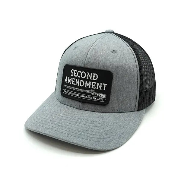 Second Amendment Americas Original Homeland Woven Patch Hat Shield Republic