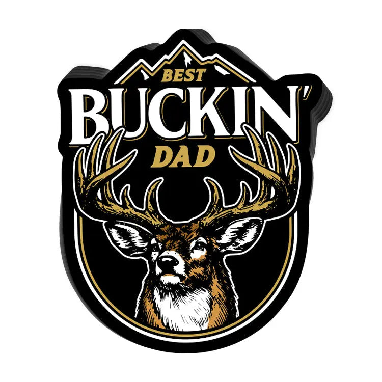 Best Buckin' Dad Deer (Decal) Shield Republic