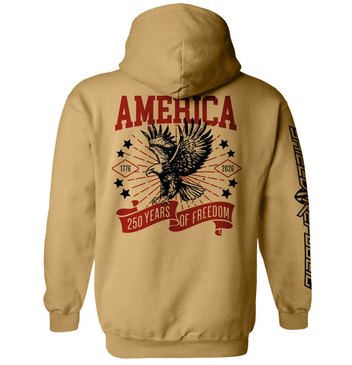 America 250 Years of Freedom Shield Republic
