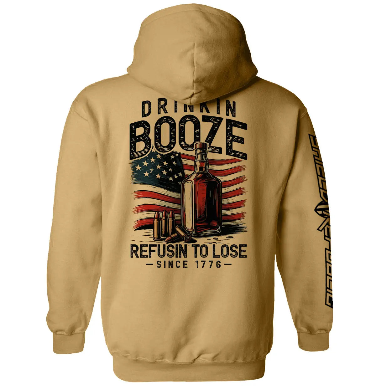 Drinkin' Booze Refusin' To Lose Shield Republic