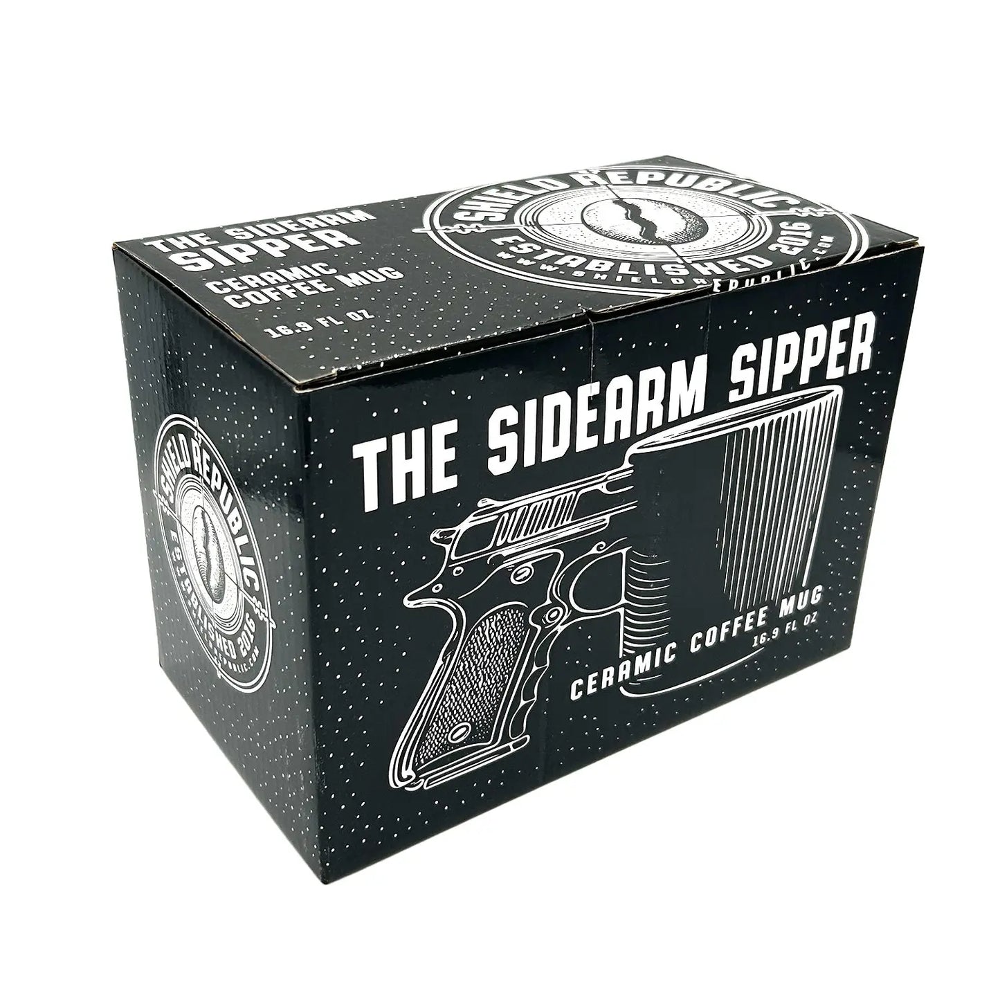 Coffee So Strong It's Got Recoil Sidearm Sipper Shield Republic