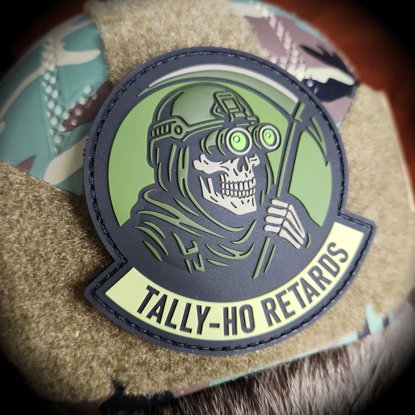 Tally-Ho Retards - Olive Drab 3.5" PVC Patch Tactical Gear Junkie