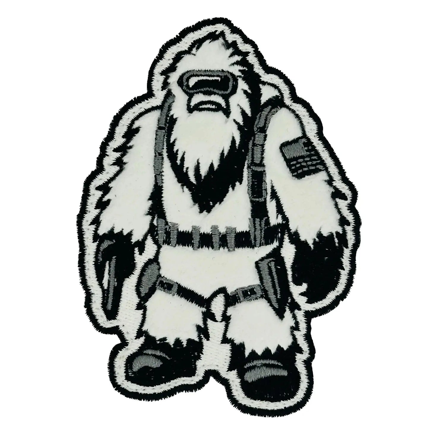 Summit Sentry: Fuzzy Yeti Patch – Conquer the Peaks with Mountain Warfare Style! Tactical Gear Junkie