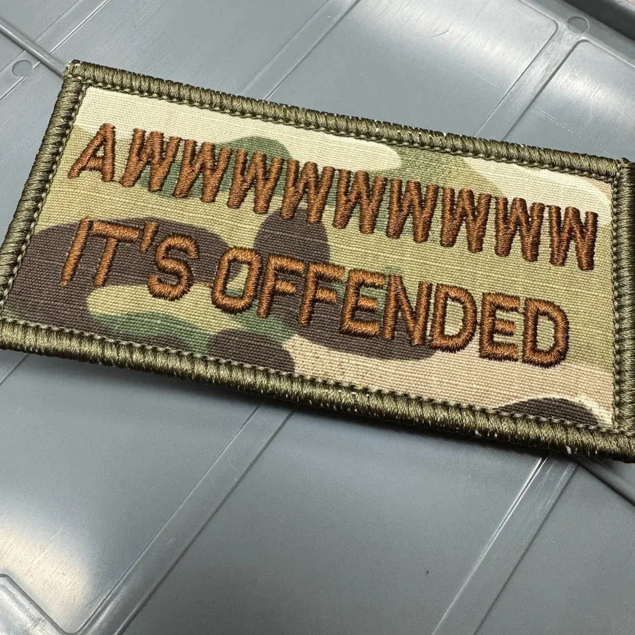 As Seen on Socials - Awwwwwwwww It's Offended - 2x4 Patch - Multicam w/Spice Tactical Gear Junkie