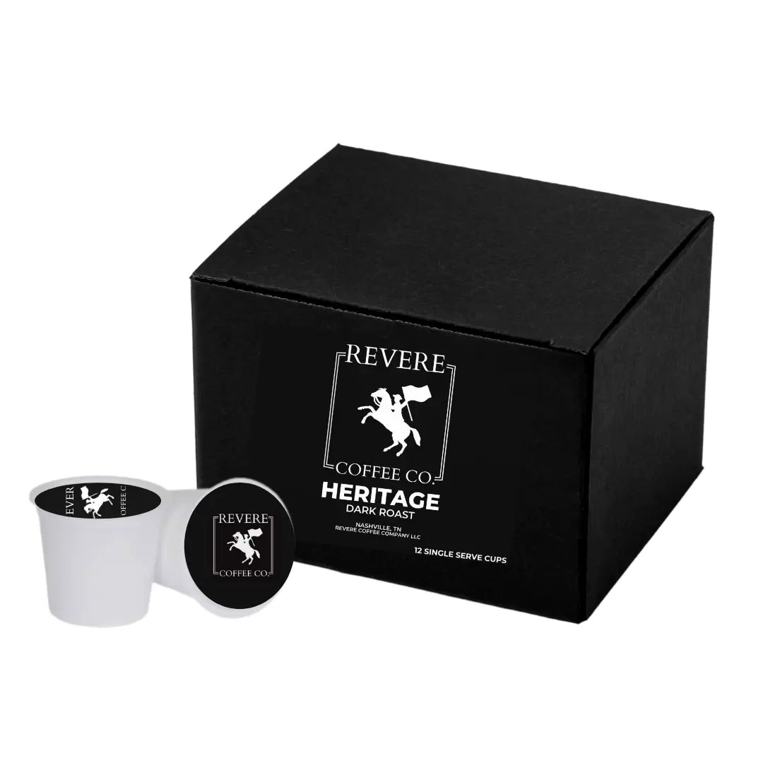 Heritage (Dark Roast) Single Serve Pods Revere Coffee Company
