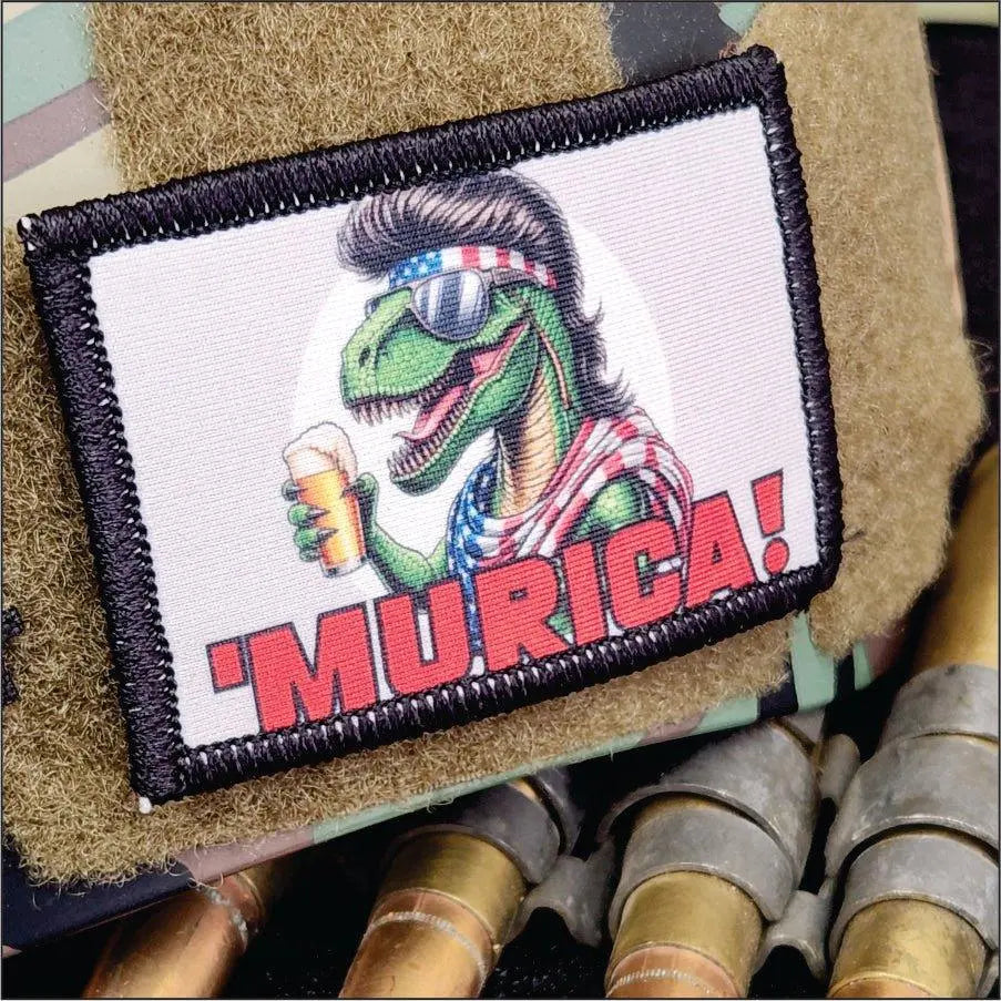 T-REX-inator - 'Murica Dino - 2x3 Sublimation Patch Tactical Gear Junkie