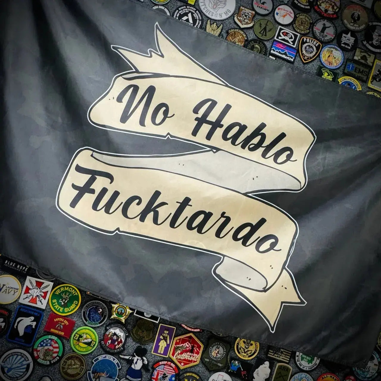 No Hablo Fucktardo - 3'x5' - Wall Banner Tactical Gear Junkie