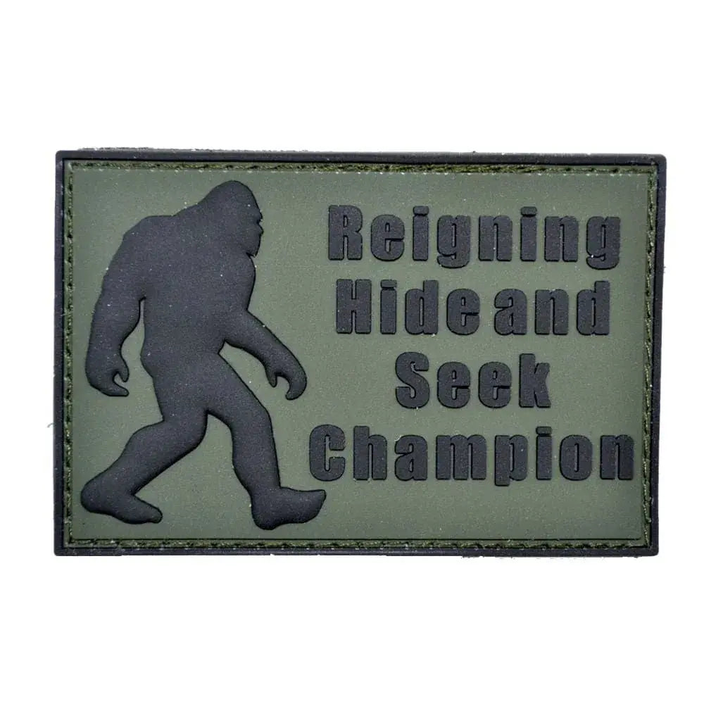 Reigning Hide and Seek Champion - PVC Patch Tactical Gear Junkie