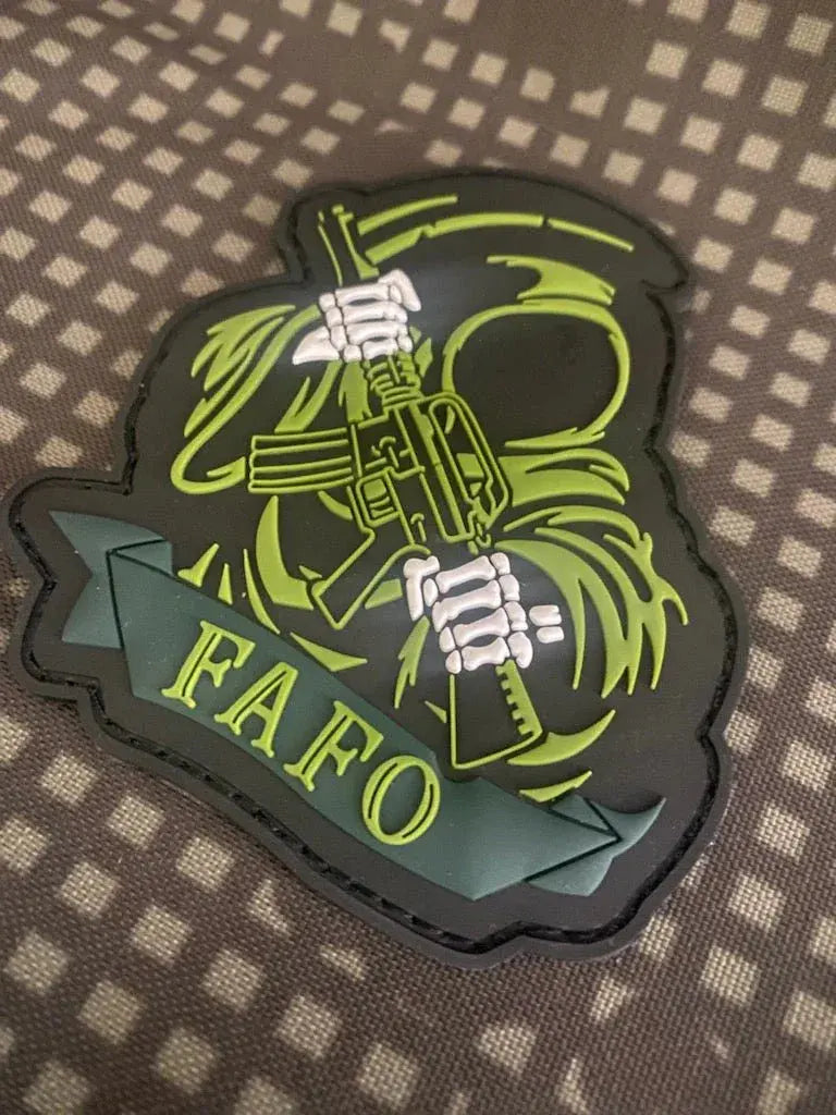 FAFO Reaper Fuck around and Find out - PVC PATCH Tactical Gear Junkie