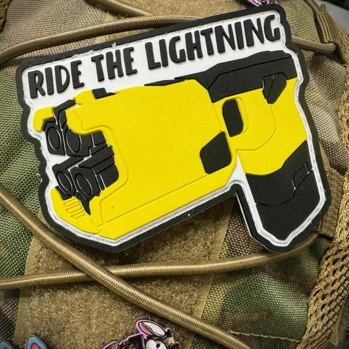 Ride The Lightning - 3 Inch - PVC Patch Tactical Gear Junkie