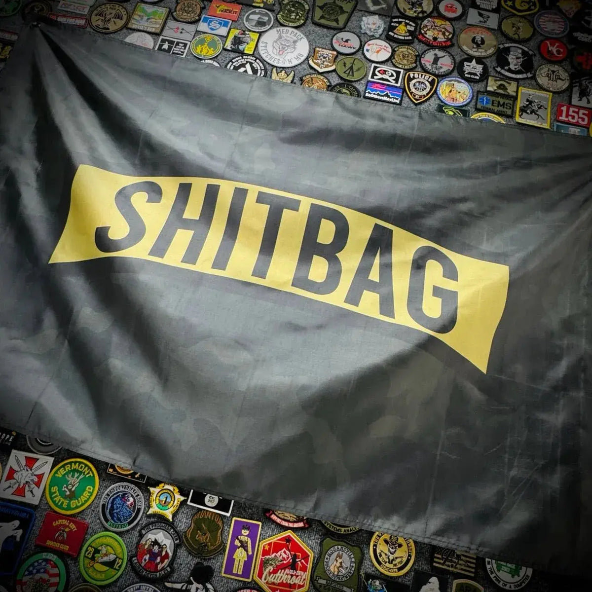 Shitbag - 3'x5' - Wall Banner Tactical Gear Junkie