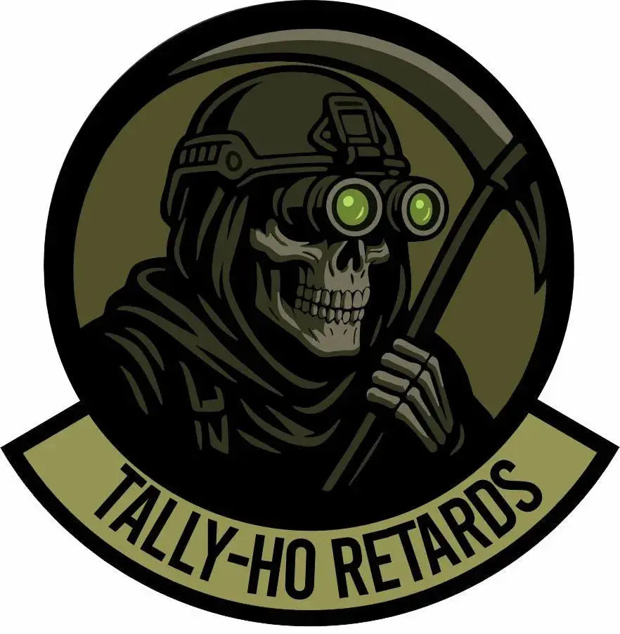 Tally-Ho Retards - 3.5" Sticker Tactical Gear Junkie