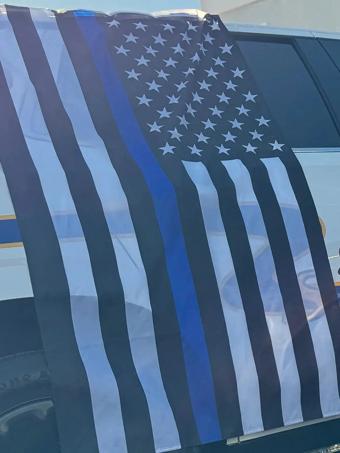Thin Blue Line US Flag - 3'x5' - Wall Flag Tactical Gear Junkie