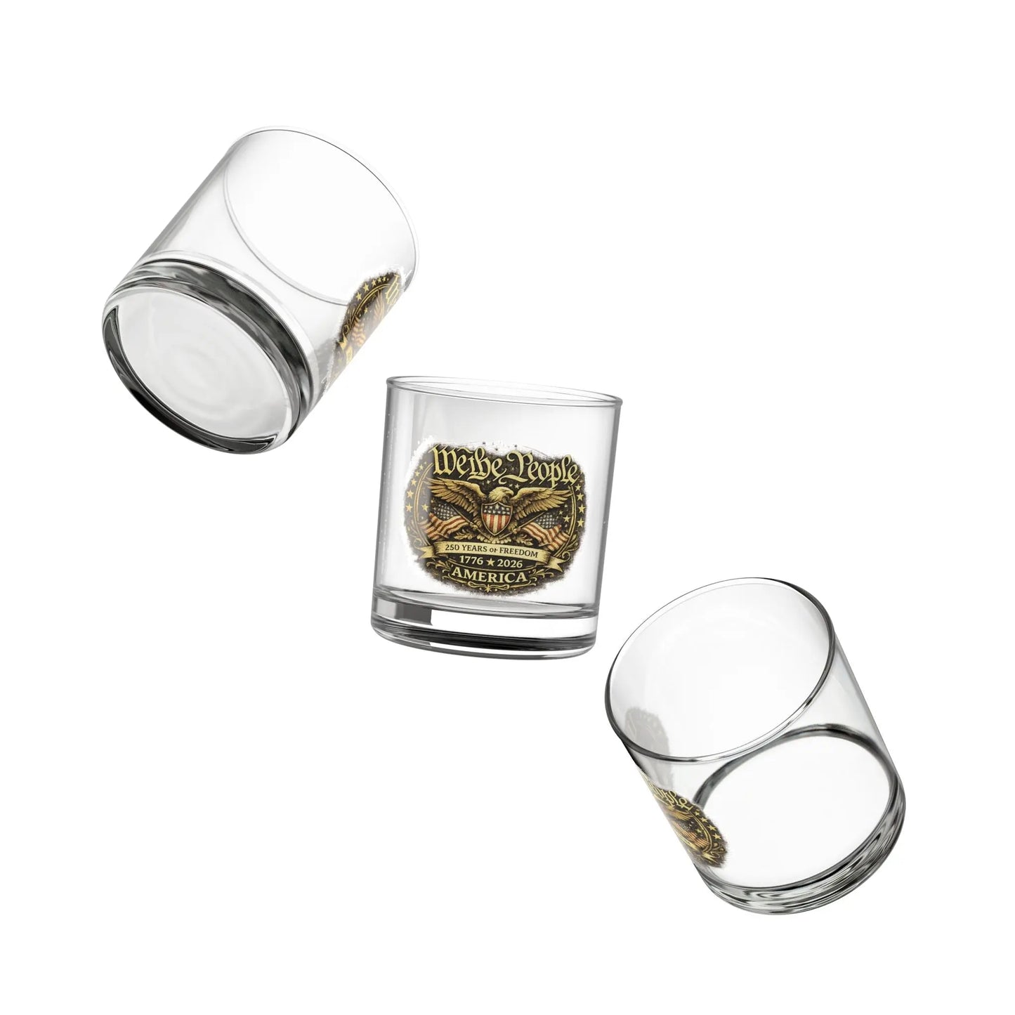 We the People – 250 Years of Freedom Heritage Glass (1776–2026 Edition) PatriotDepot.com