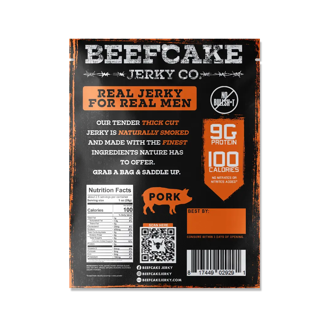 Honey BBQ Jerky BeefCake Jerky