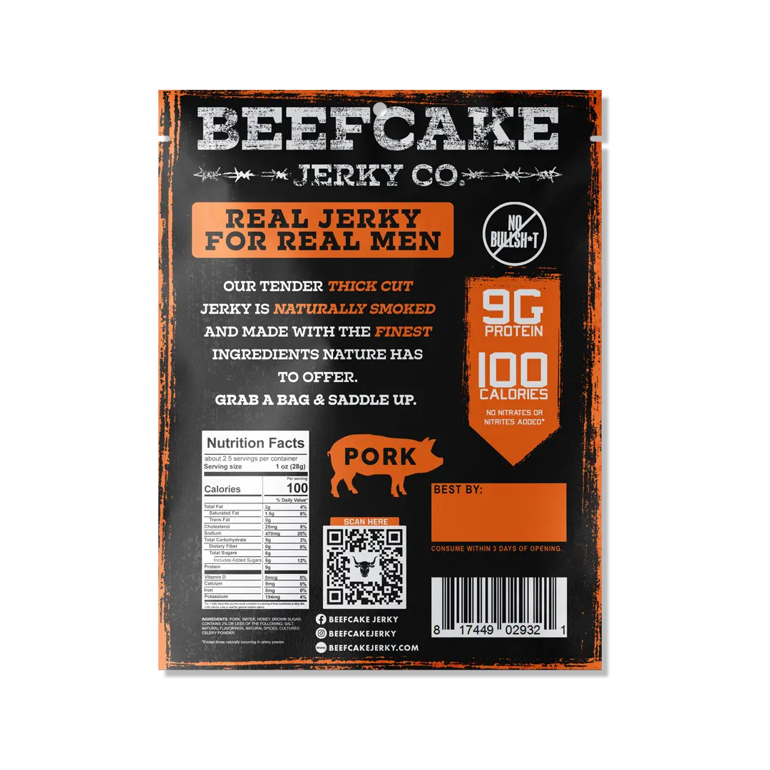 Sweet Heat Jerky BeefCake Jerky