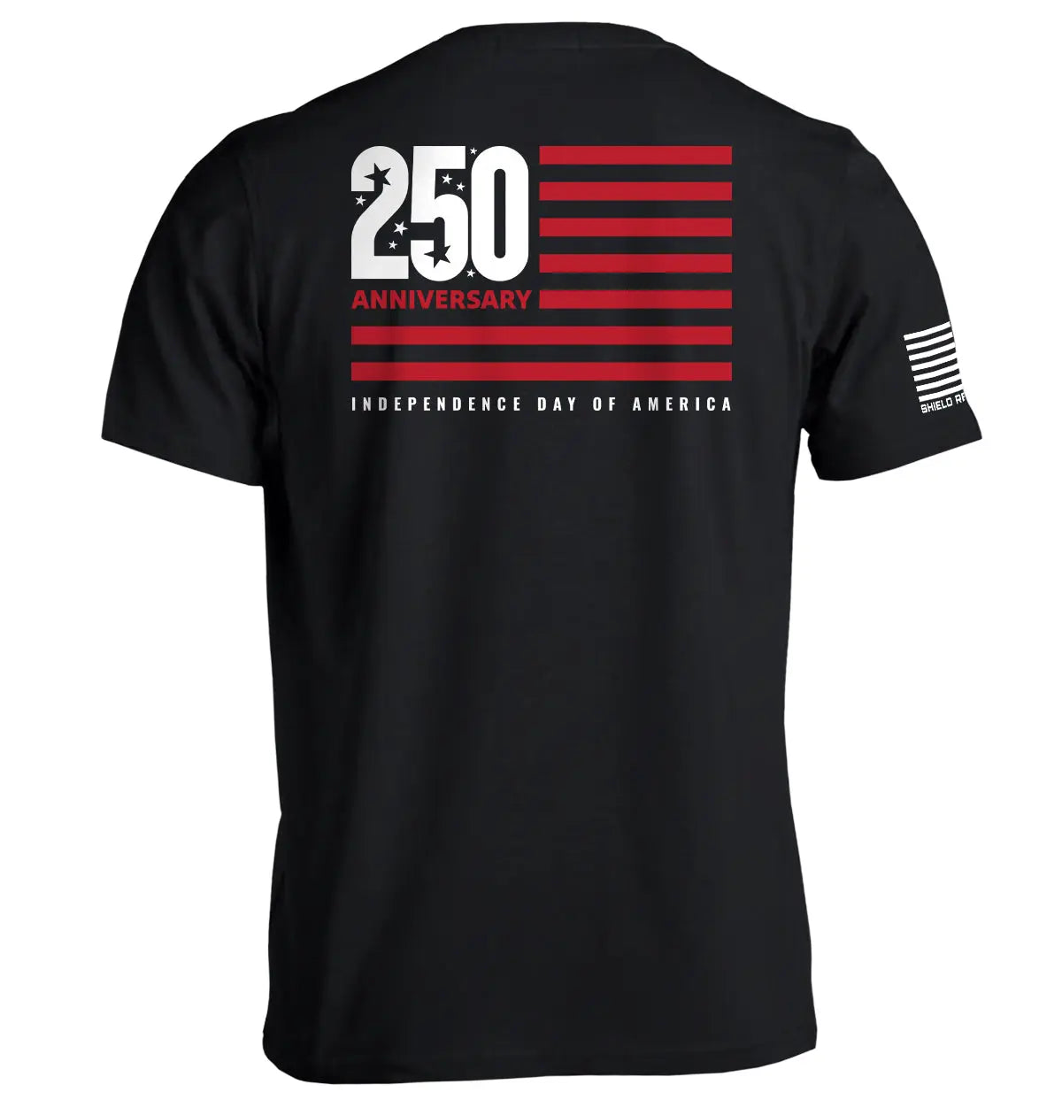 America 250 Years Anniversary Flag Shield Republic