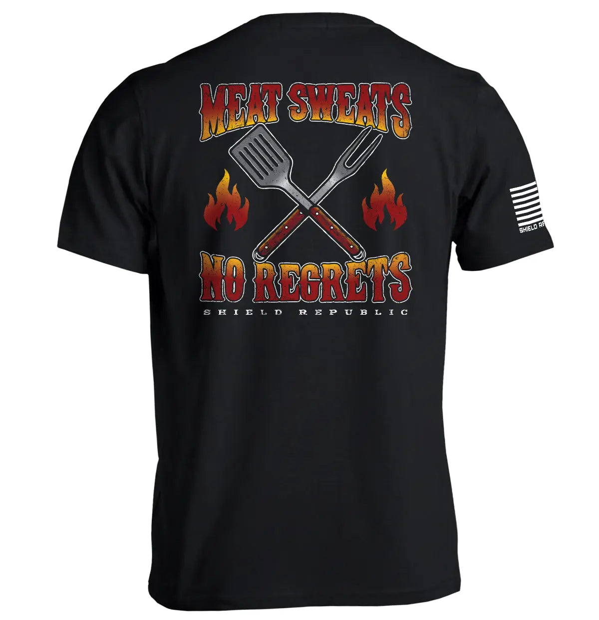 Meat Sweats No Regrets Shield Republic