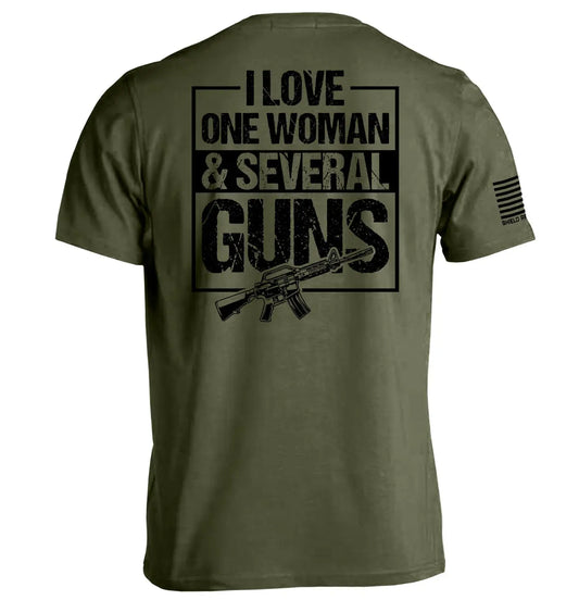I Love One Woman & Several Guns Shield Republic