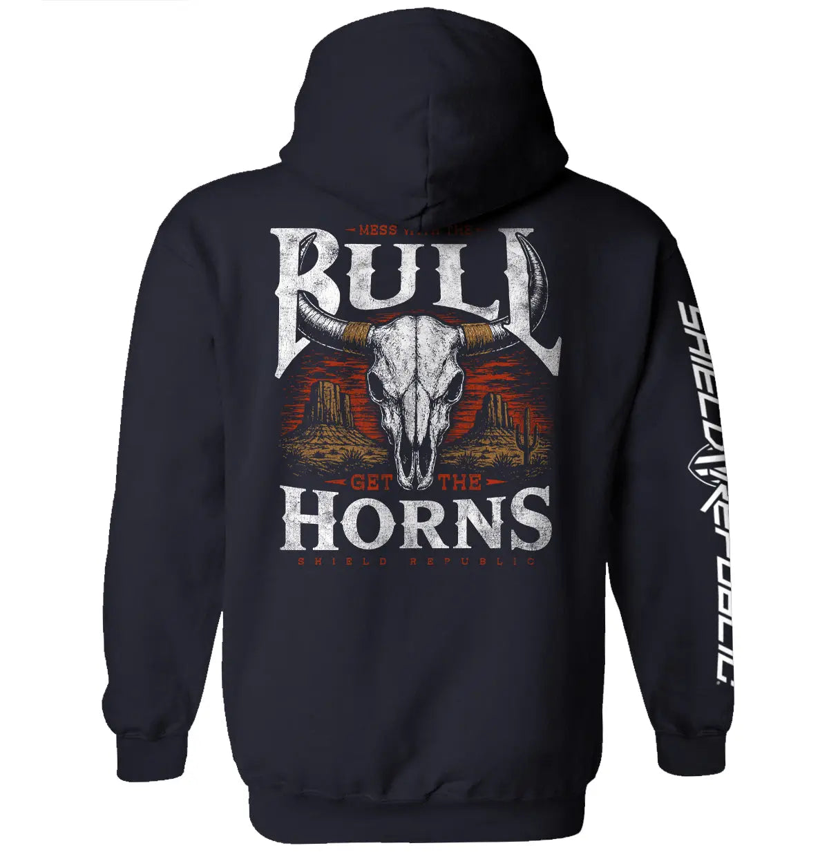 Mess with the Bull, Get the Horns Shield Republic