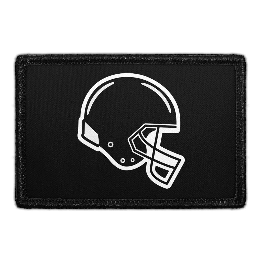 Football Helmet - Removable Patch