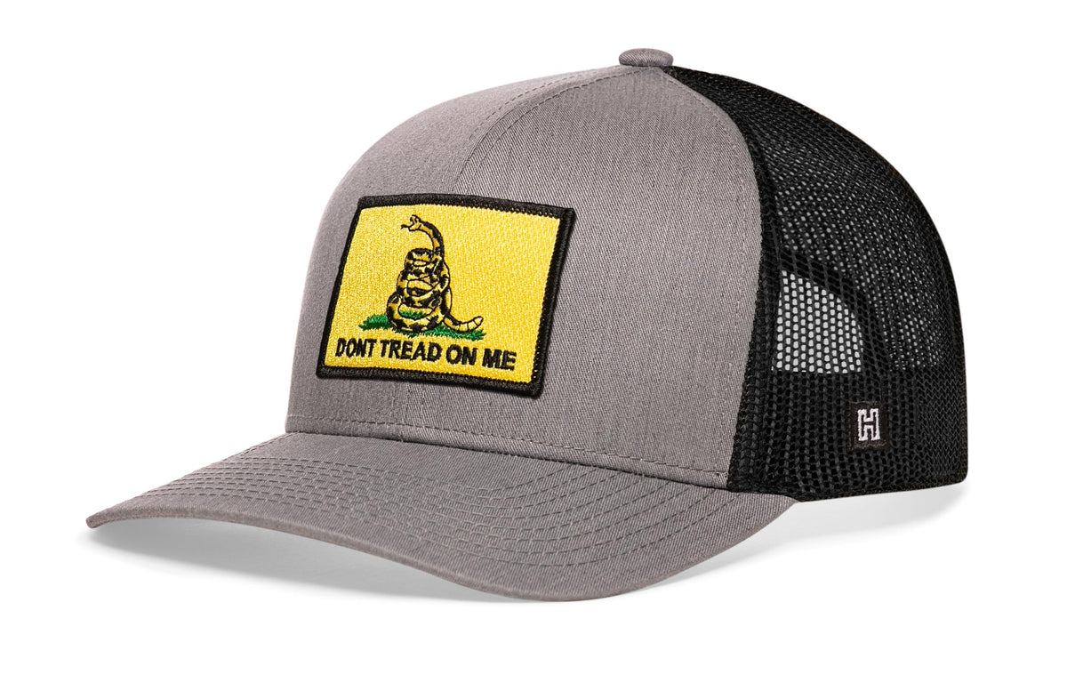 Dont Tread On Me Trucker Hat  |  Gadsden Flag Snapback
