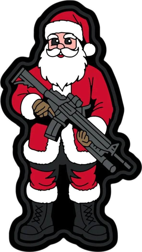 STICKER - Rudolph's Favorite Fat Guy: Santa  - 3.5"
