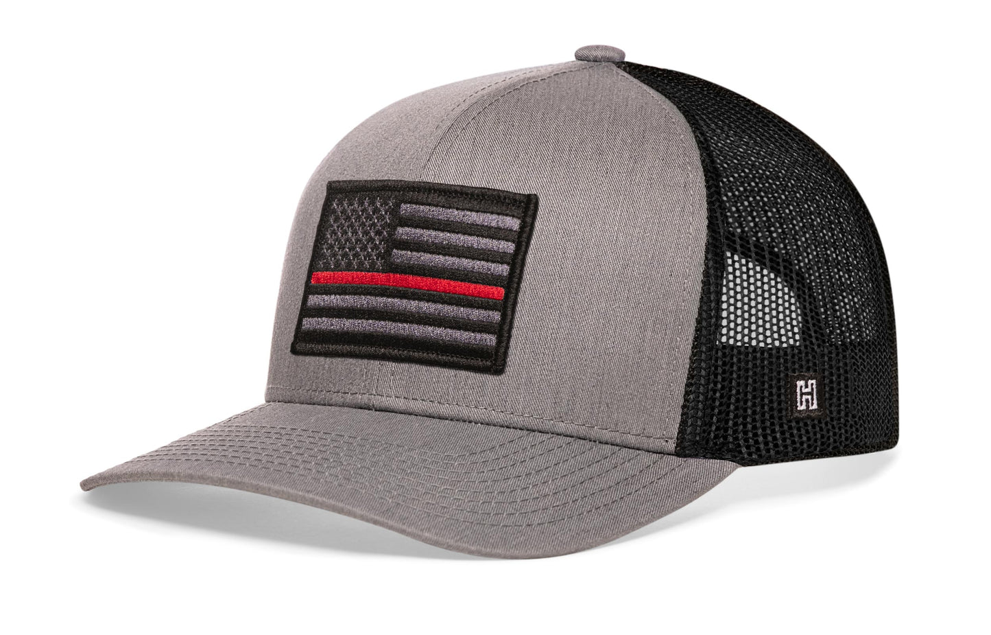Thin Red Line Trucker Hat  |  Fire Tactical Snapback