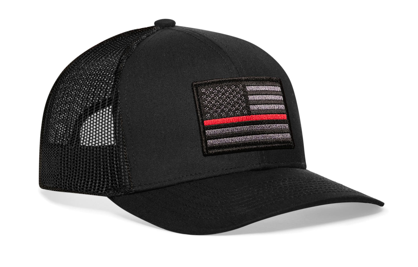 Thin Red Line Trucker Hat  |  Fire Tactical Snapback
